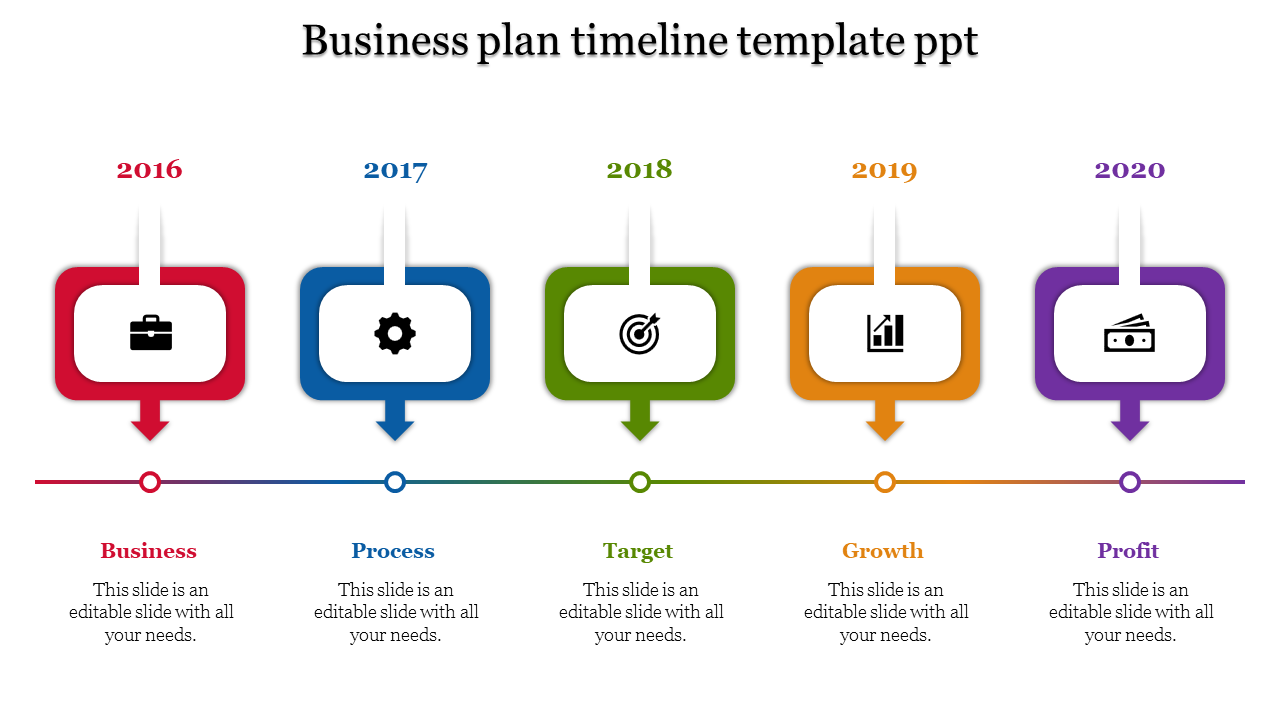 quality timeline template PPT